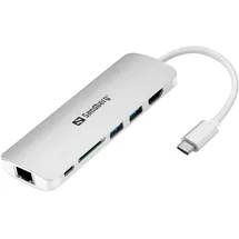 Sandberg USB-C Dock Hdmi+lan+sd+usb,61w