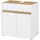 furn.design Waschbeckenunterschrank Center 60 x 62 x 34 cm Weiß/Eiche