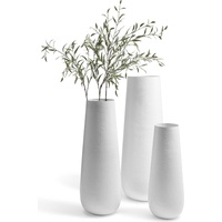 BEST Freizeitmöbel BEST Vase Lugo Höhe 80cm Ø 30cm matt white