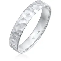 KUZZOI Silberring "Bandring Herrenring Freundschaftsring 925 Silber" Gr. 62, silber, Fingerringe, Herren, 62mm, ohne Stein, Silber 925 (Sterlingsilber), 4mm, Silberring