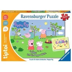 RAVENSBURGER 000163 tiptoi® Puzzle für kleine Entdecker: Peppa Pig