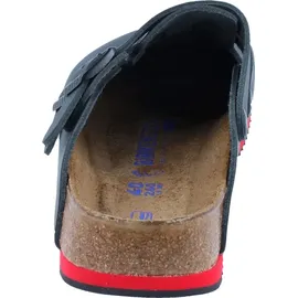 Birkenstock Kay Superlauf, WB, Naturleder, schwarz/rot, normal, Größe 41