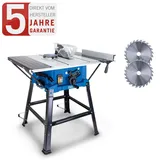 SCHEPPACH Tischkreissäge HS250L | 2000W Schnitthöhe 87mm Laser | inkl. 2. Sägeblatt