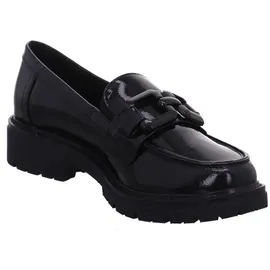 Jana Damen Loafer ohne Absatz Elegant Vegan, Schwarz (Schwarz), 38