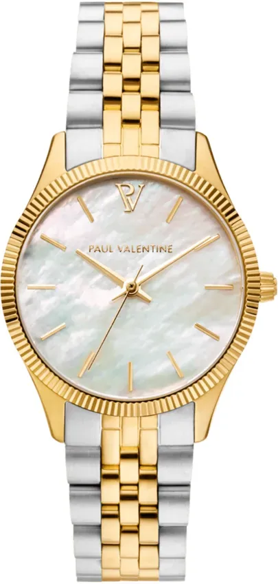 PAUL VALENTINE - ICONIA - gold silber / 36 MM