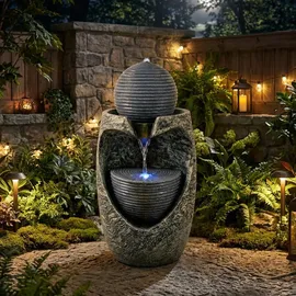 k√ñhko Gartenbrunnen Steinquell Aura