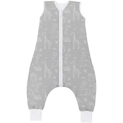 Fillikid Sommer-Sleepoverall Safari 0.5 TOG, grau, 104
