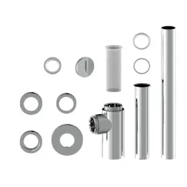 Kirchhoff DS-5WK Flaschensiphon, Chrom, 1 1/4" x 32 mm