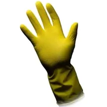 AMPri Clean-Comfort Haushaltshandschuhe Latex gelb