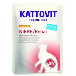 KATTOVIT Feline Diet Nassfutter Katze Niere/Renal Adult Huhn 24x85 g