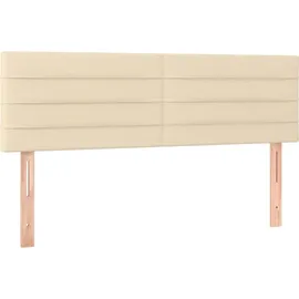 vidaXL Boxspringbett 140 x 200 cm Weiß