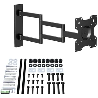 XTRARM Axis XL 70 cm TV Wandhalterung, Langer Schwenkarm Wandabstand bis 70 cm, ausziehen, schwenken, drehen, neigen, rotieren, TV ca. 24-55 Zoll – 25 kg, bis VESA 200x200mm, TV-Halterung