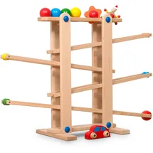Coemo Kugelbahn Holz 7 mobile Teile