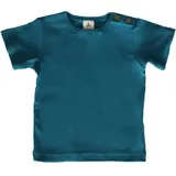 Leela Cotton Baby Kinder Kurzarm T-Shirt Bio-Baumwolle GOTS Shirt Jungen Mädchen Gr. 50 bis 128 (98/104, Seaport) - 98-104