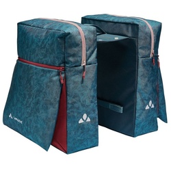 VAUDE Fahrradtasche TwinZipper Doppel-Hinterradtasche Gepäckträgertasche blau