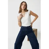 Pieces Pcolline SL LACE V-NECK TOP WVN Noos - XL