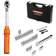 Vevor Klick-Drehmomentschlüssel 1/4 Zoll 2,3–27,1 Nm