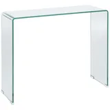 Beliani Kendall Konsolentisch 90 x 30 x 75 cm Transparent