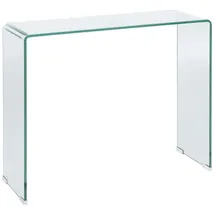 Beliani Kendall Konsolentisch 90 x 30 x 75 cm Transparent