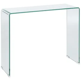 Beliani Kendall Konsolentisch 90 x 30 x 75 cm Transparent