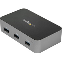 Startech 4-Port USB-C Hub Grau, Schwarz