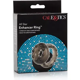 CalExotics All Star Enhancer Ring für Penis und Hodensack - Schwarz