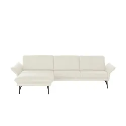 himolla Ecksofa Echtleder 1928 ¦ weiß ¦ Maße (cm): B: 296 H: 85 T: 175.0