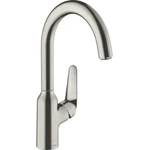 Hansgrohe Focus M42 220 1 jet messing edelstahl Finish 71802800