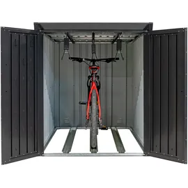 Westmann Velos 2 Fahrradgarage abschließbar schwarz 222 x 133 x 151 cm