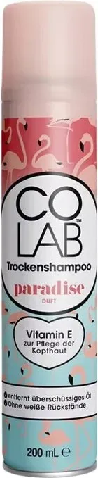 COLAB – Paradise Trockenshampoo – 200 ml – Erfrischt & reinigt – Für alle Haartypen – Gardenie & Kokos-Duft