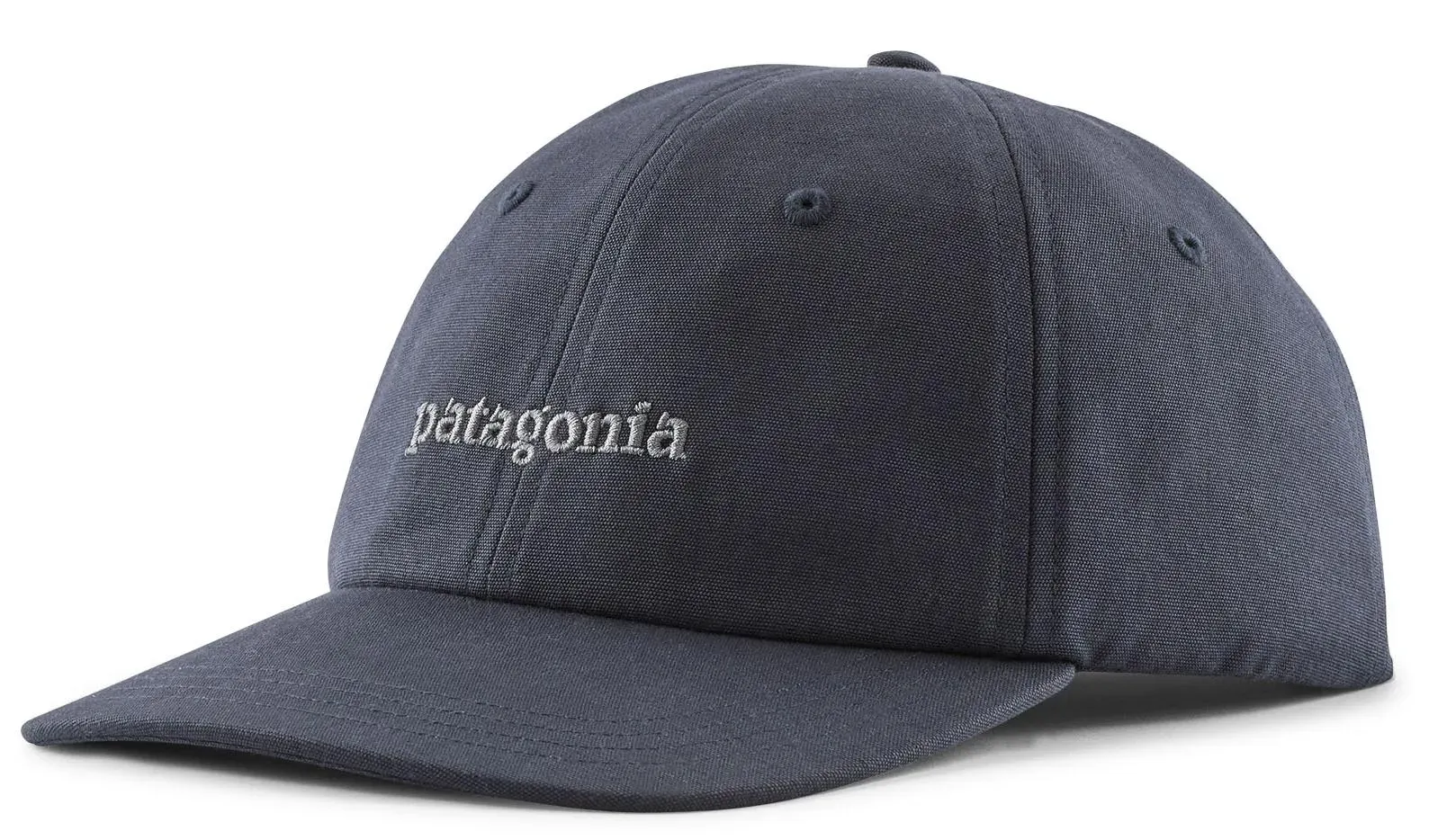 Patagonia Unisex Fitz Roy Icon Trad Cap Text Logo: Smolder Blue 