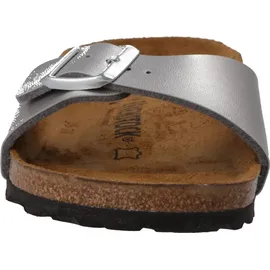 Birkenstock Madrid Birko-Flor schmal silber 37