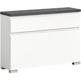 xonox home Schuhschrank Shoelove weiß