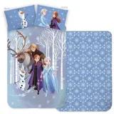 Disney Kinderbettwäsche Frozen Eiskönigin Kinderbettwäsche 160 x 200 cm