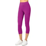 Merry Style Damen Leggings 3/4 Capri Leggings aus Viskose MS10-144 (Fuchsie, S)