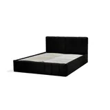 bettso Polsterbett mit Bettkasten Nina ¦ schwarz ¦ Maße (cm): B: 149 H: 85