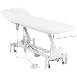 physa Massageliege elektrisch - 1 Motor - 100 W - 207 x 68 x 53 - 92 cm - 200 kg - weiß PHYSA LILLE WHITE