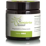 Phoenix der Lebenskraft Ozonisiertes Olivenöl (stark, 120 ml Tiegel) - Für die Haut - Ozon-Oliven-Öl - Massageöl