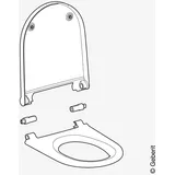 Geberit AquaClean Sela Ersatz-WC-Sitz, Baujahr ab 04/2019, 243650111