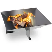 Kadax Gartenfeuerstelle, Feuerwanne, Gartenfeuer, Quadratisch, 56 cm - KADAX