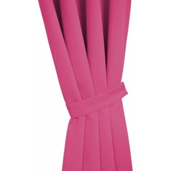 Raffhalter DIM OUT, Wirth, Gardinen, Vorhänge, (2-tlg) rosa