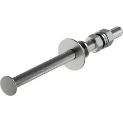 OBO 5408971 Gewindestange für 1 FangFix Betonstein 270mm Edelstahl, rostfrei A2 1.4301 isFang 3B-G1 - 3 Stück