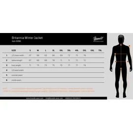 Brandit Textil Britannia Winter Jacket light woodland 4XL