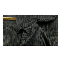 Fabrics-City SCHWARZ BAUMWOLLE BREITCORD CORD STOFF CORDSTOFF STOFFE, 3245