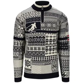 Dale of Norway History Sweater Blau / Weiß XXL