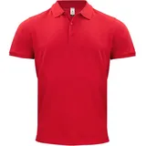 Clique Classic Bio-Baumwoll Poloshirt Herren 35 - rot M