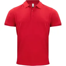 Clique Classic Bio-Baumwoll Poloshirt Herren 35 - rot M