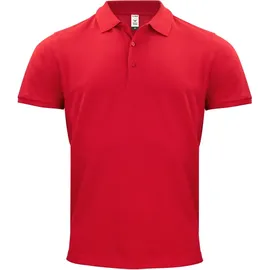 Clique Classic Bio-Baumwoll Poloshirt Herren 35 - rot M