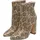 Buffalo Stiefel BUFFALO "Buffalo JULY ANKLE BOOTIE - VEGAN SUEDE", Damen, Gr. 39, cream, beige snake, Kunstfaser, Schuhe Stiefel