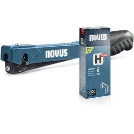 Novus Tools 030-0463 Hammertacker Klammerntyp Typ 37 Klammernlänge 4 - 6mm